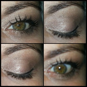 This is the eye makeup that I did on my mom yesterday.