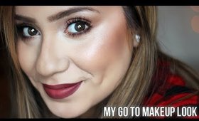 GET READY WITH ME : MY DAILY ROUTINE : EASY MAKEUP FOR SCHOOL OR WORK