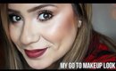 GET READY WITH ME : MY DAILY ROUTINE : EASY MAKEUP FOR SCHOOL OR WORK