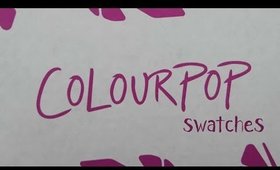 Colourpop Cosmetics Swatches | Blushes