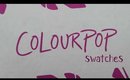 Colourpop Cosmetics Swatches | Blushes