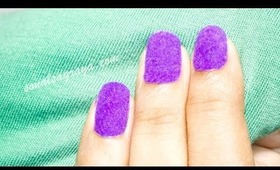 Purple Velvet Nails