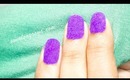 Purple Velvet Nails