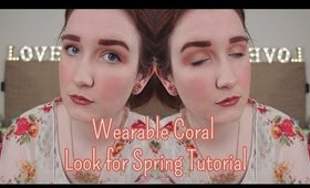 Wearable Coral Look for Spring Tutorial!