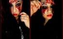 UNZIPPED & Exposed Brain - Halloween Makeup 2012