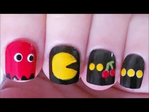 Pac Man Nail Tutorial | Afterfiveee Video | Beautylish