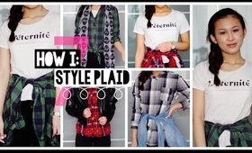 7 Ways To Wear Plaid/Flannel // Last Minute Outfits