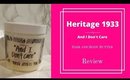 Heritage 1933 And I Don't Care Whipped Hair and Body Butter