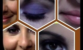 How to : Smokey purples on a beautiful model.