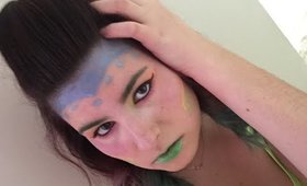 Galactic Neon! NYX Face Awards 2015 entry