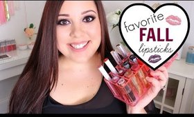 BEST FALL DRUGSTORE LIPSTICKS! | Lip Swatches