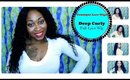 FIERCE BIG CURLY  20" FULL LACE WIG- start to finish detailed application  | Youniquelacewigs