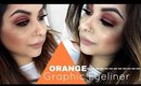 Orange Graphic Eyeliner | ArielHope