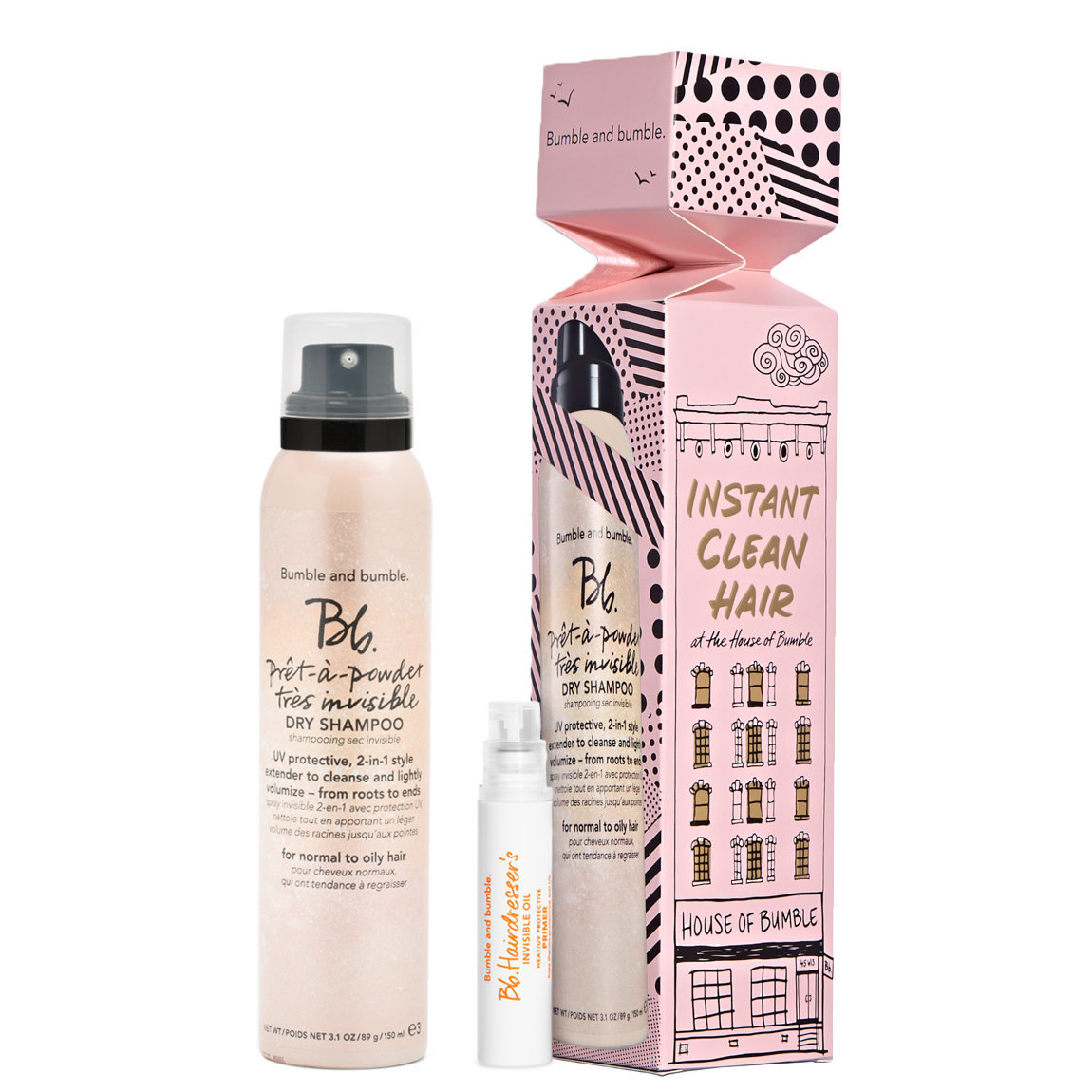 Bumble and bumble. Instant Clean Hair Set alternative view 1 - product swatch.
