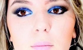 Tutorial 3 •  Smoke eye com azul por Patricia Almeida