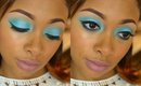 TUTORIAL: Smokey Bright Blue and Teal Eyes
