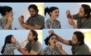 Husband Does My Diwali Makeup || Craziest Diwali MAKEUP ever!!!
