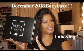 December 2018 BoxyLuxe Unboxing! #boxycharm #boxyluxe