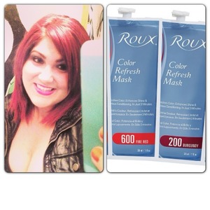 Ello all! Happy Sunday! 

The Roux color re-fresh mask is by far the BEST non-harsh treatment on my hair that I have ever found!

I buy it from Sally's and because my hair is über thick I need two packets. Also, the instructions say, "use on damp hair" but I've found if you apply it when your hair is dry it last longer, and the shade is more vibrant! 

Xx TT


