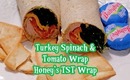 Back to School Lunch and Snack - Honey's TST Wrap (Turkey, Spinach & Tomato) | Honey Kahoohanohano