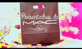Presentinhos da MAC Cosmetics - Shop. Mueller Curitiba | @Sehziinha