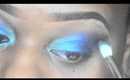 BeautybyJJ's 100,000+ subscribers giveaway contest Blue-Greenish eyes/nude lips.