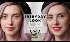 EVERYDAY LOOK | NUDE EYE + PRETTY LIPS