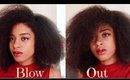How to Easily Blow Out Natural Hair