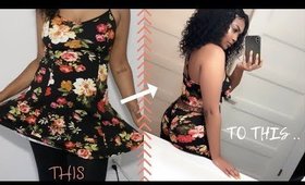 DIY DRESS TO 2 PIECE SET! ft klaiyi hair amazon