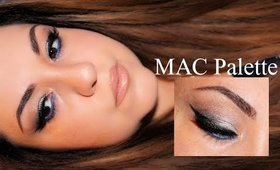 Winter Makeup Pop Of Blue Using MAC Prissy Princess - Maquillaje Usando Mac