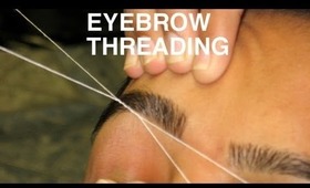 EYEBROW THREADING TUTORIAL : DIY GET PERFECT EYEBROW SHAPE