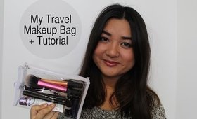 What's in My Travel Makeup Bag + Tutorial // Lien Nguyen