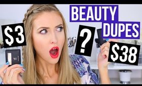 BEAUTY DUPES TESTED #3 || Drugstore Makeup DUPES?!