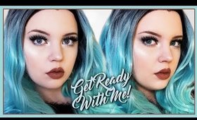 "Not Your Mermaid"Makeup Tutorial (Smokey Blue Eyes + Daddy Lipstick)