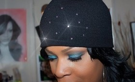 ♥DIY..Jazz up a basic beanie with Swarovski Crystals♥