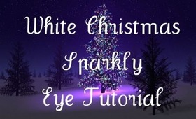 White Christmas Sparkly Eye Tutorial