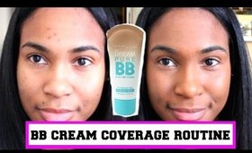 Flawless BB Cream Coverage| NO Foundation Routine