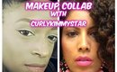Makeup Collab with CurlyKimmyStar - TotalDivaRea