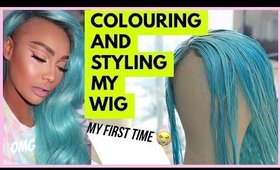 COLOURING STYLING MY WIG ICE BLUE | SONJDRADELUXE