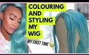 COLOURING STYLING MY WIG ICE BLUE | SONJDRADELUXE