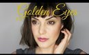 Golden Eyes- Easy makeup look to copy at home
