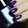 Purple Ombre Nails 