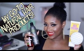 My Go-To Natural Hair Products for Healthy Hair + Growth | Makeupd0ll