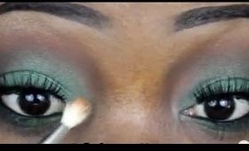 MAC eyeshadow tutorial "Humid" on Dark Skin