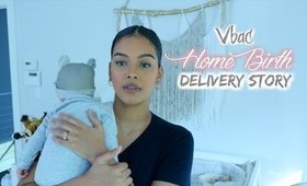 My Home Birth Delivery // Vbac & drug free