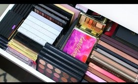 EYESHADOW PALETTE DECLUTTER 2017! PART 2