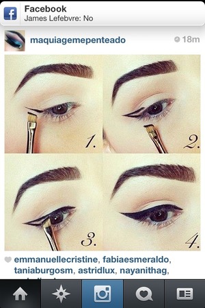 pictorial on how to get perfect cat eyes everytime