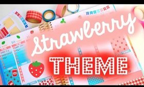 Plan With Me #25 | Strawberry Theme | Erin Condren