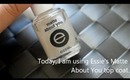 Essie's "Matte About You" Mattifying Top Coat Demo