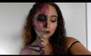 Half Colorful Skull, Half Glam. | HALLOWEEN 2016